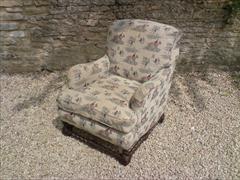 antique armchair made by Howard and Sons of London1.jpg